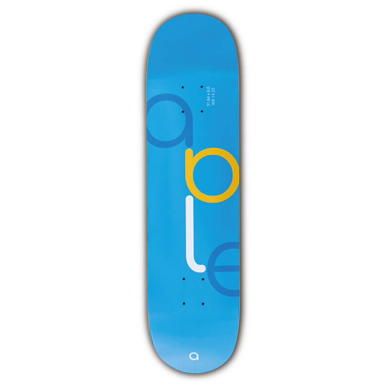 картинка Дека для скейтборда Able Blue 8.0x31.84
